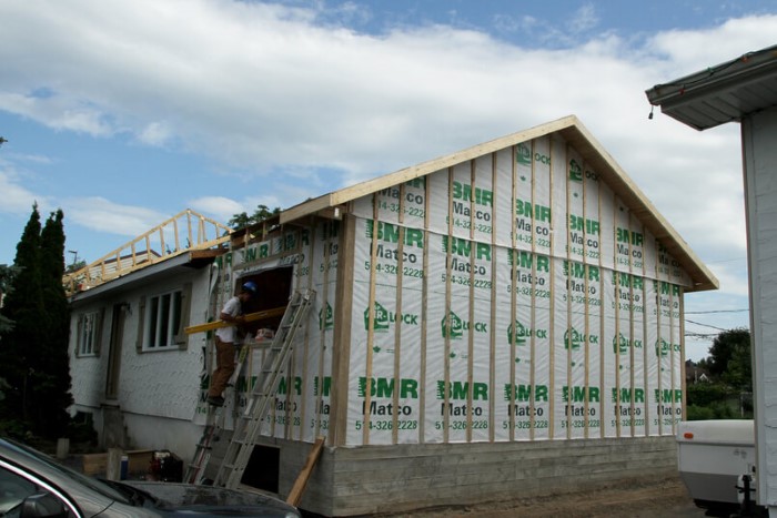 Agrandissement de maison