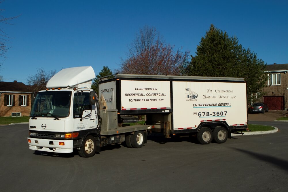 Camion de l'enrtreprise